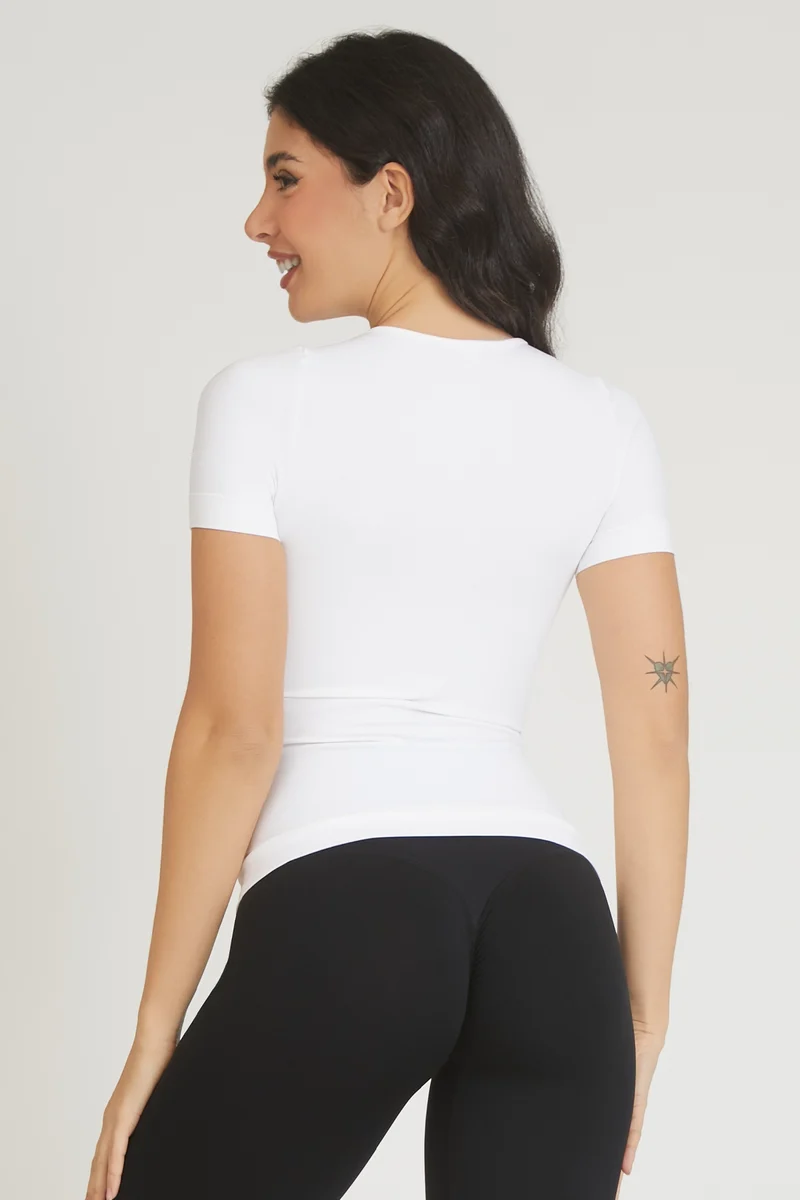 T-Shirt Miss FGM04 Bianco