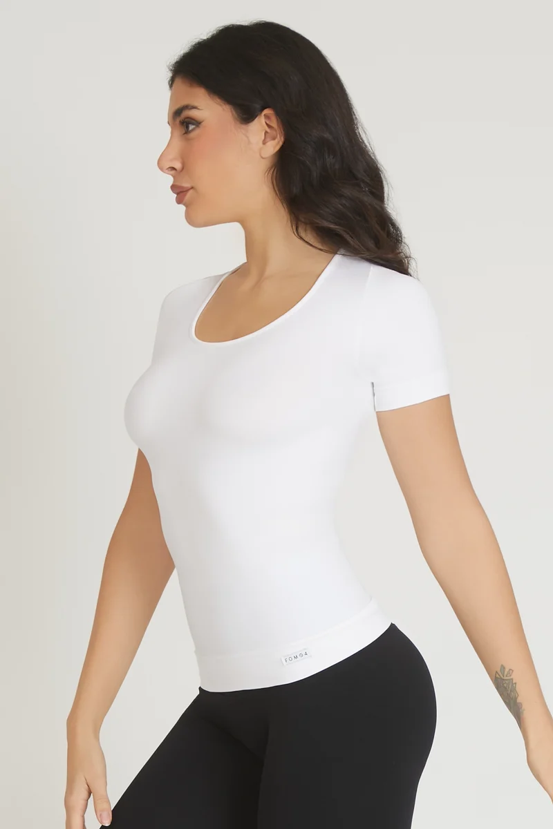 T-Shirt Miss FGM04 Bianco