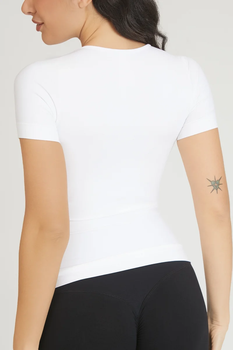 T-Shirt Miss FGM04 Bianco