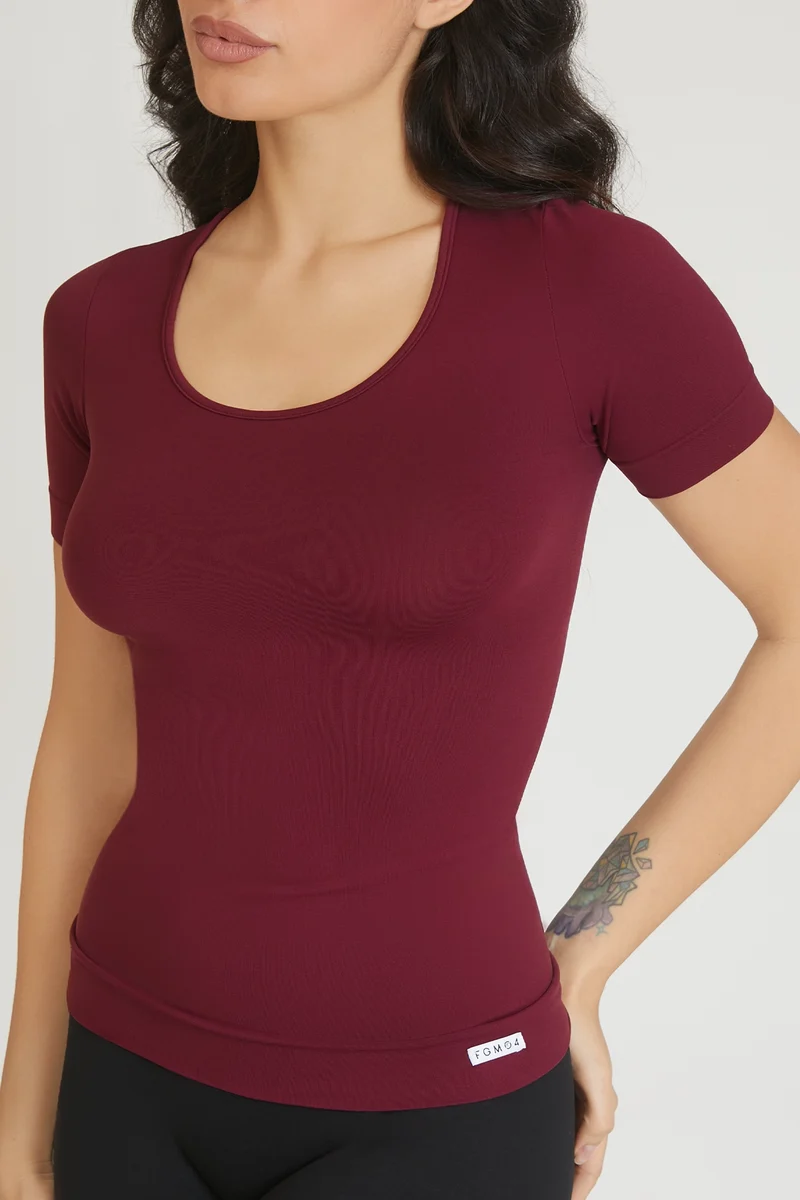 T-Shirt Miss FGM04 Merlot
