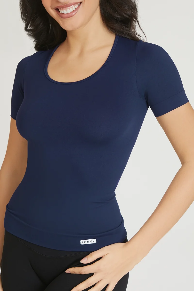 T-Shirt Miss FGM04 Blu Notte
