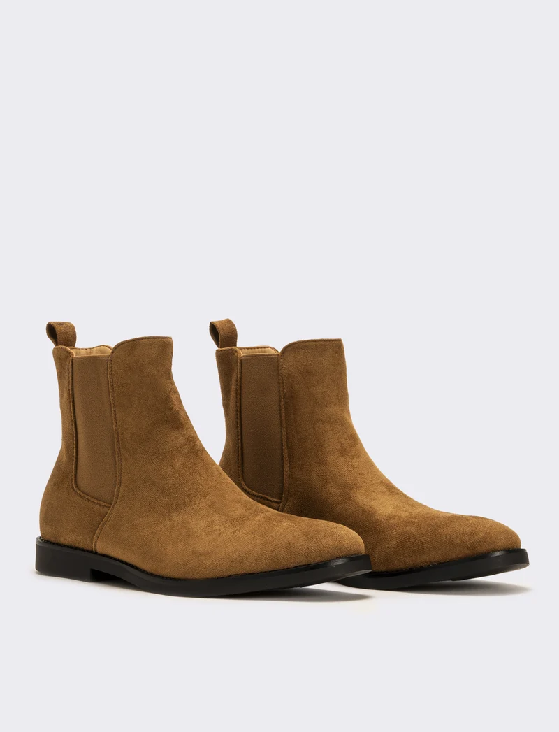 Stivale minimal da uomo - Marrone