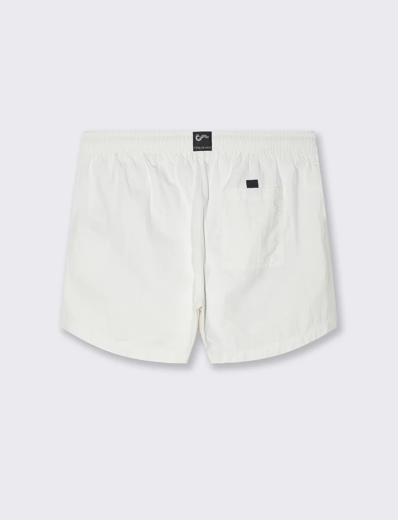 Costume mare tessuto premium da uomo - Bianco
