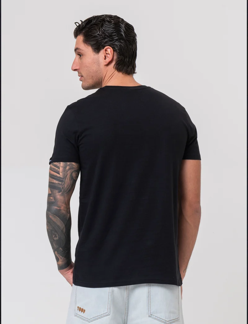 T-shirt stampa Junji Ito da uomo - Nero