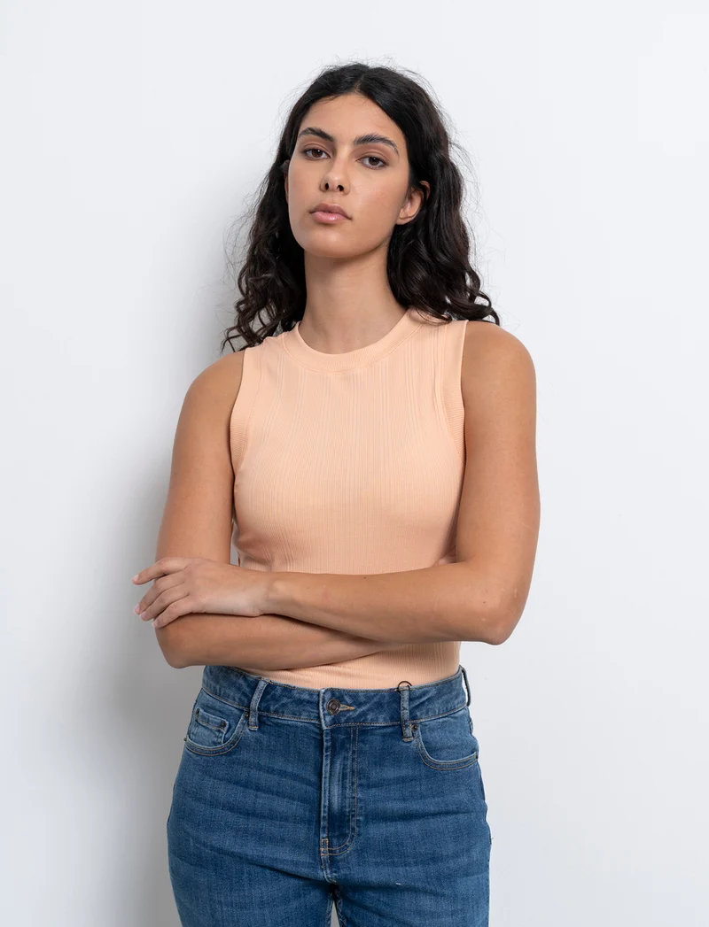 Top in maglia da donna - Melone