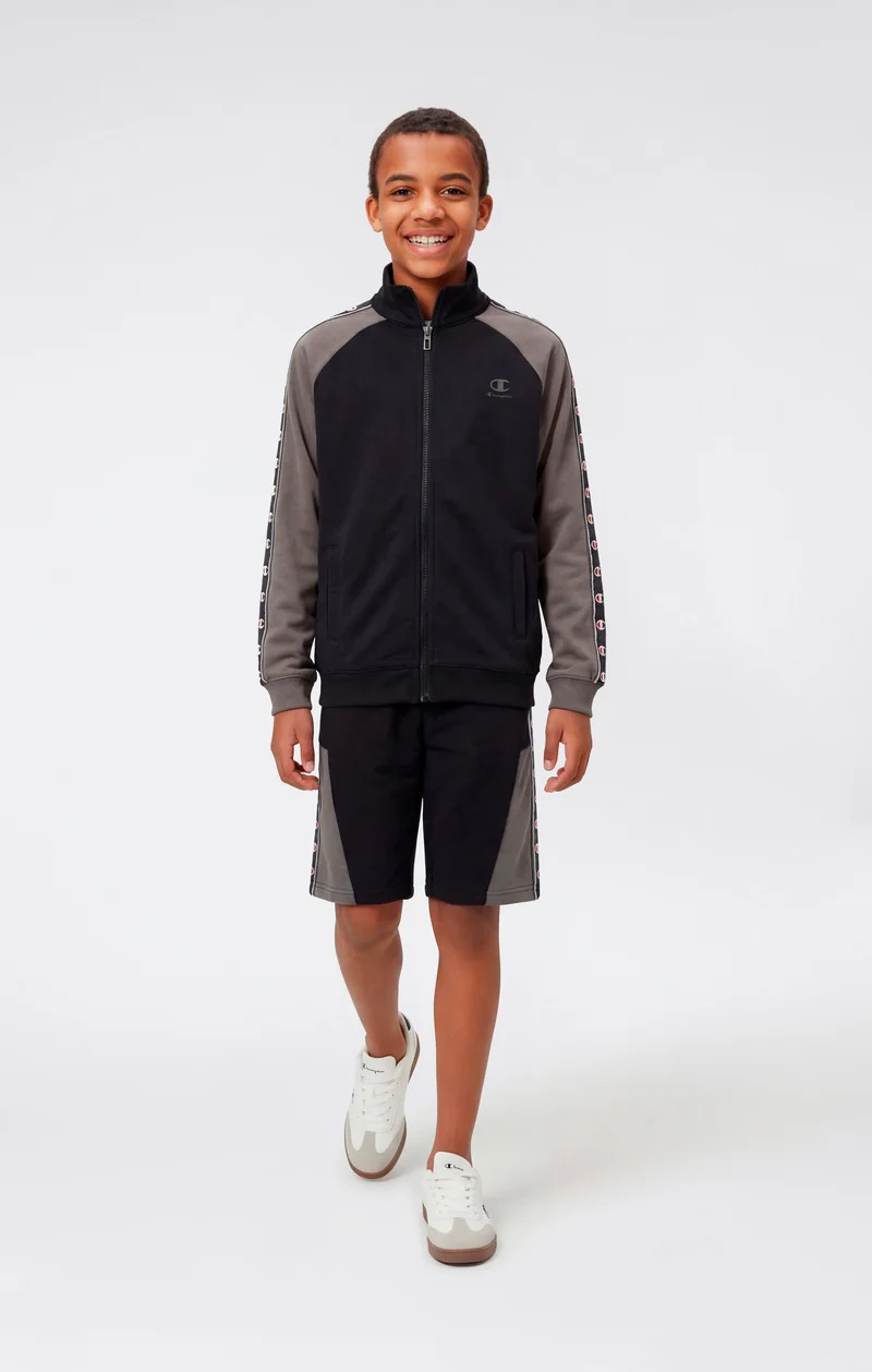Boys’ Bermuda Shorts with Tape Logo
