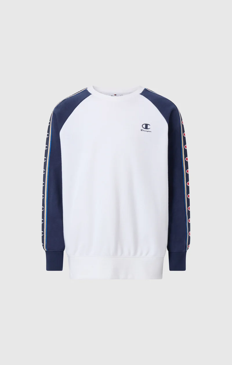 Boys’ Crewneck Sweatshirt with C-Logo Tape