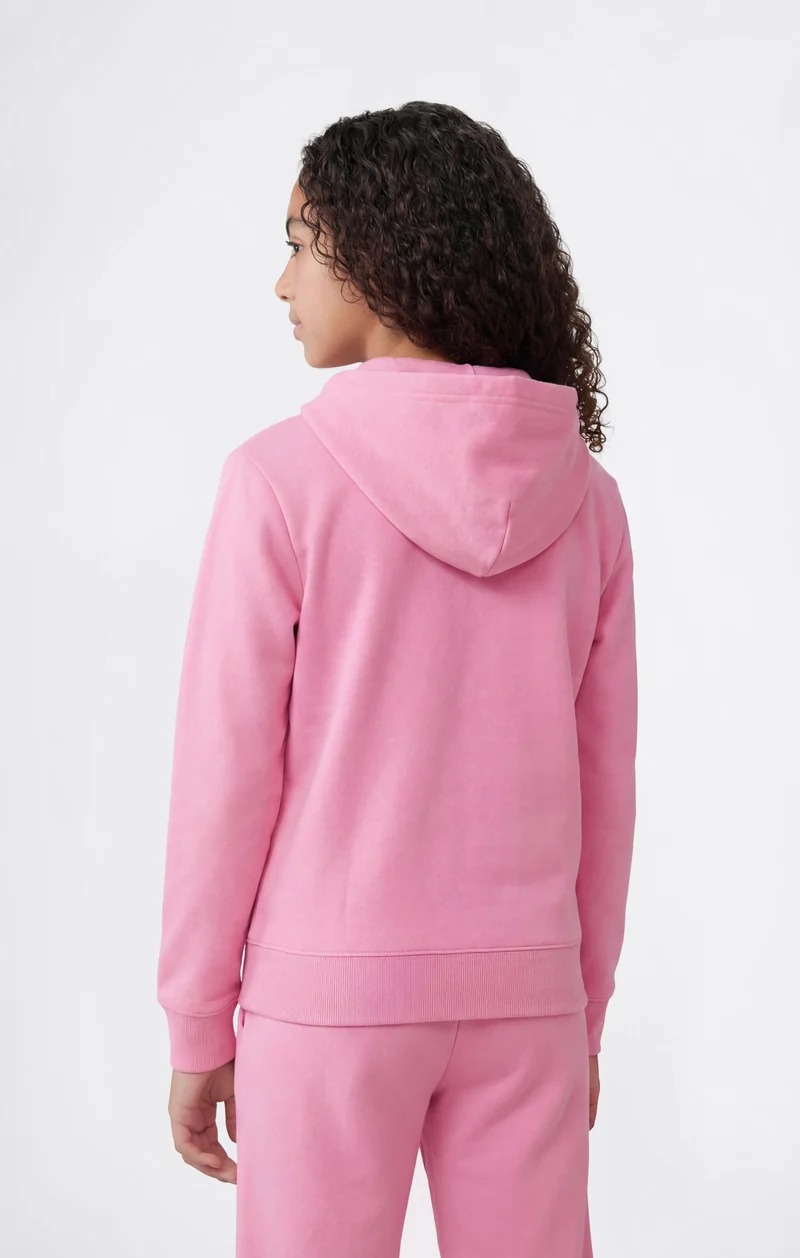 Girls’ Lightweight Full Zip Hooded Sweatshirt Icons