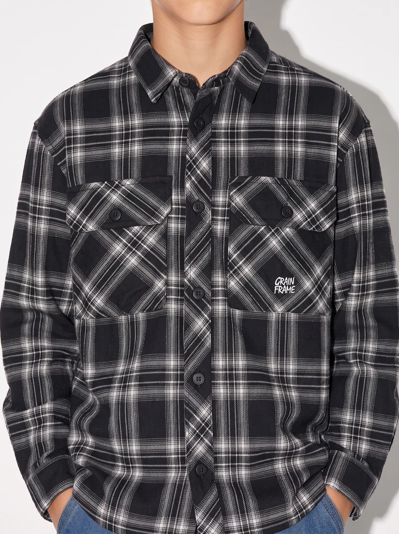 Camicia di flanella a quadri street style - Quadri