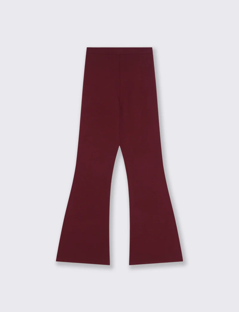 PANTALONE FLARE IN PUNTO MILANO - Vinaccia