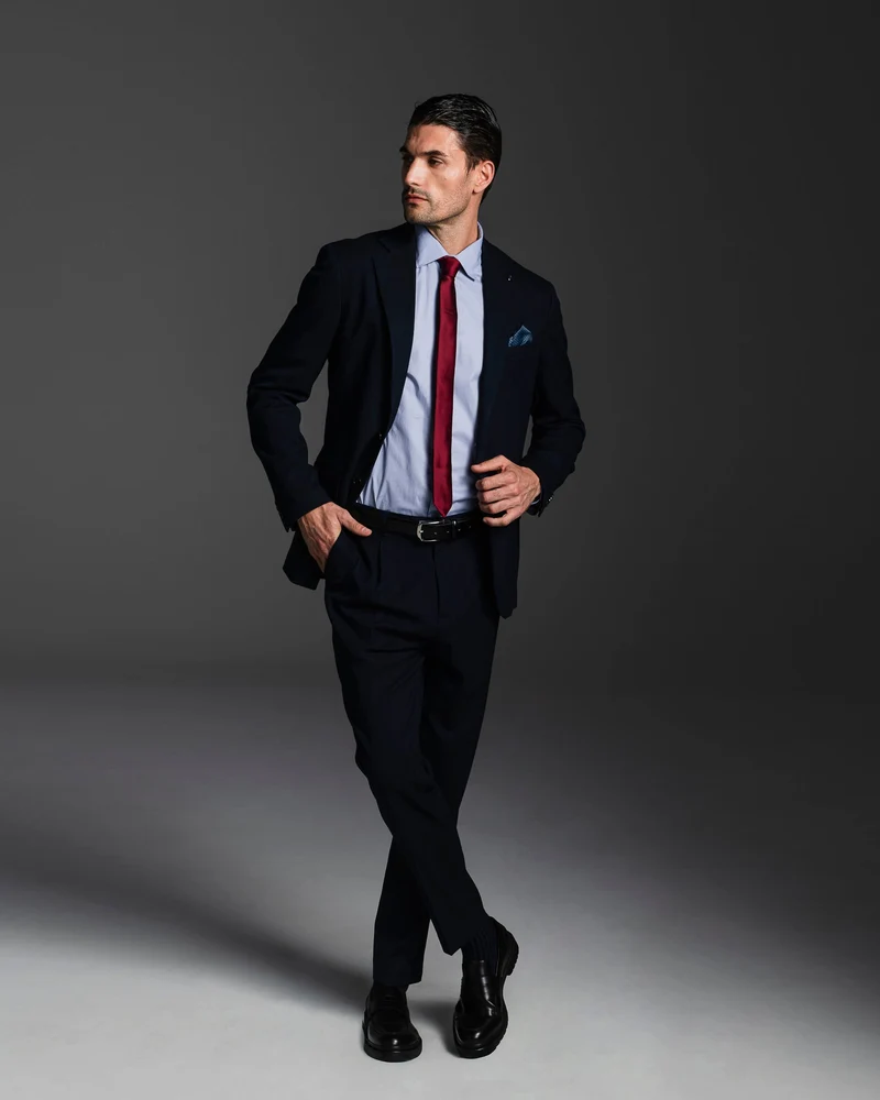 BLAZER STRUTTURATO DA COMPLETO FORMAL FIT - Blu