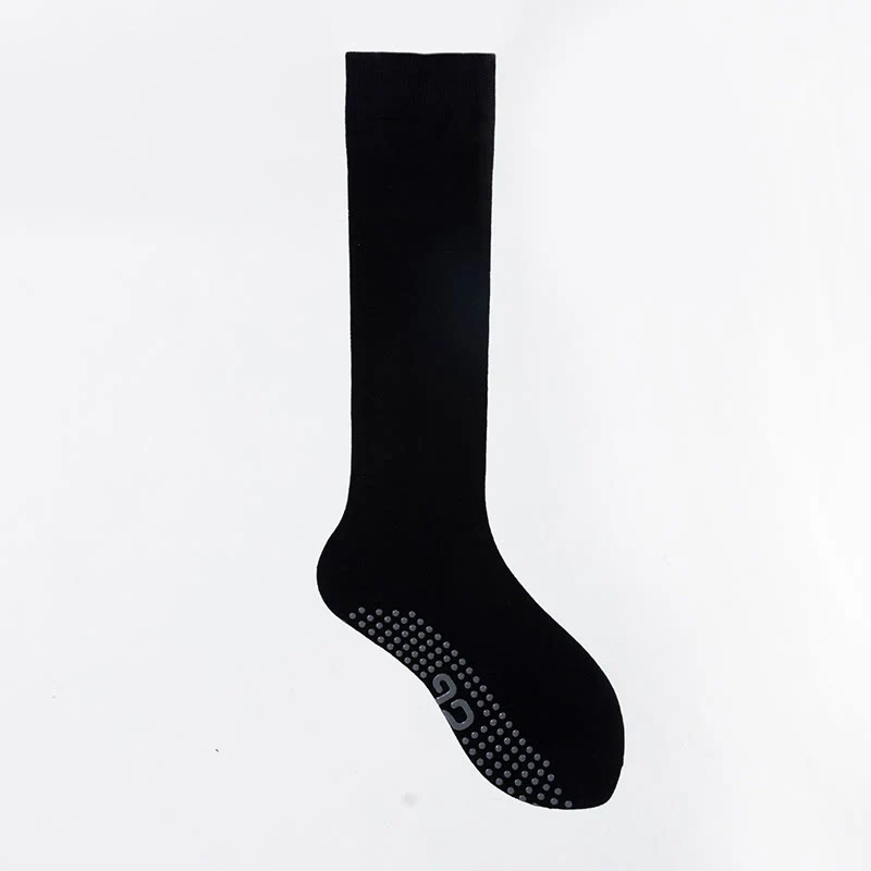 Olivenorma einfarbige, wadenlange Pilates- und Barre-Fitnesssocken mit rutschfestem Grip und atmungsaktiver Baumwolle für komfortable Unterstützung und Yoga