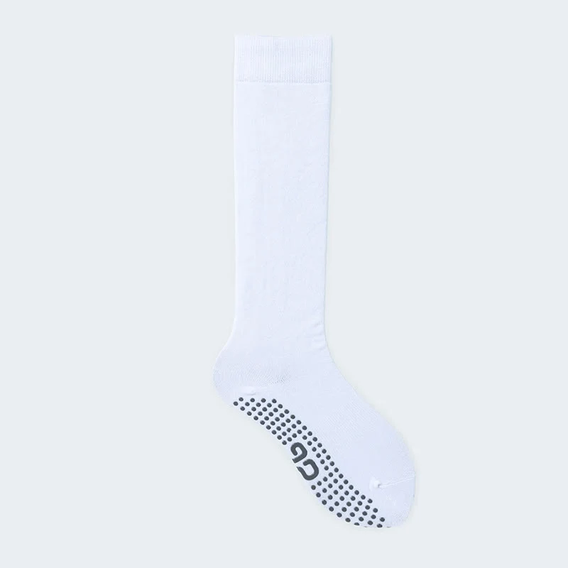 Olivenorma einfarbige, wadenlange Pilates- und Barre-Fitnesssocken mit rutschfestem Grip und atmungsaktiver Baumwolle für komfortable Unterstützung und Yoga