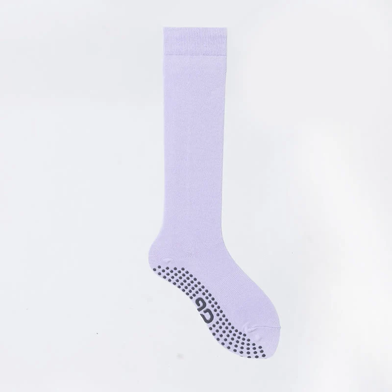 Olivenorma einfarbige, wadenlange Pilates- und Barre-Fitnesssocken mit rutschfestem Grip und atmungsaktiver Baumwolle für komfortable Unterstützung und Yoga