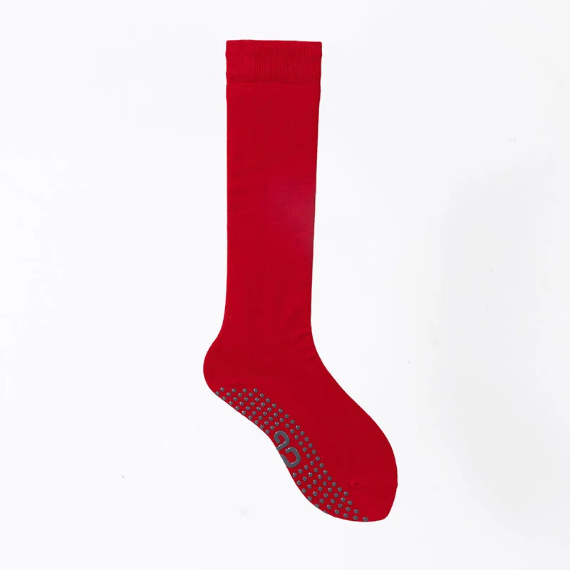 Olivenorma einfarbige, wadenlange Pilates- und Barre-Fitnesssocken mit rutschfestem Grip und atmungsaktiver Baumwolle für komfortable Unterstützung und Yoga