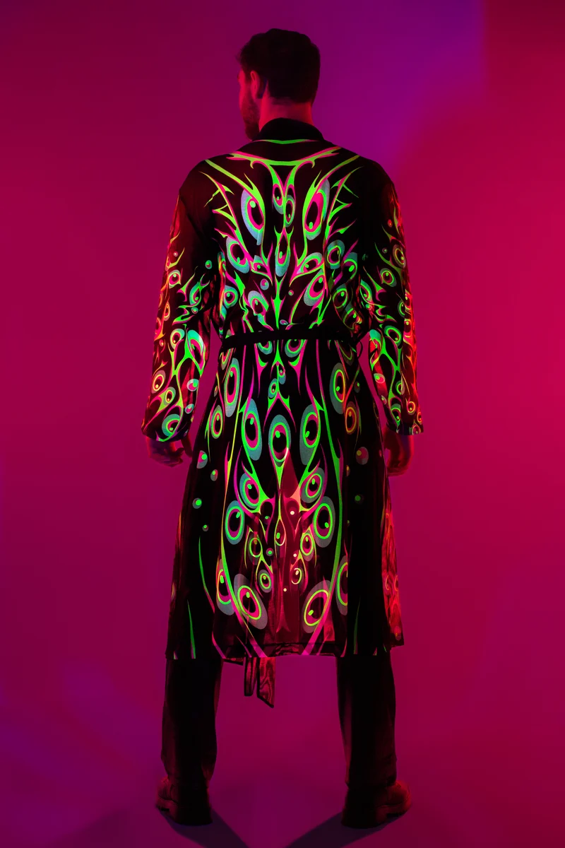 Disrupted Vision Unisex Mesh Robe