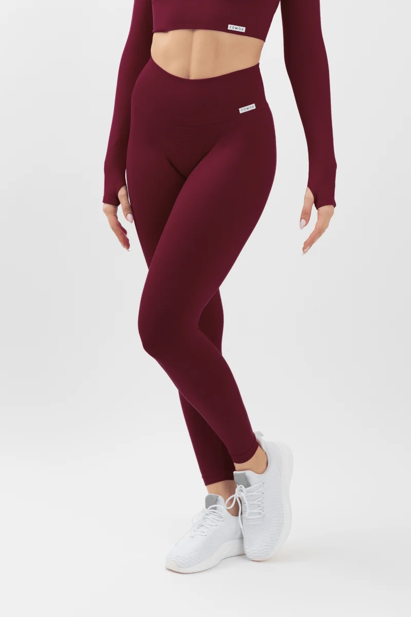 Leggings Soft Push Up Confidence Merlot