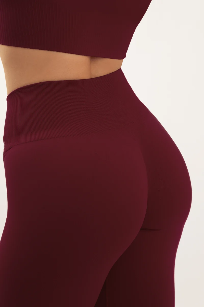Leggings Soft Push Up Confidence Merlot