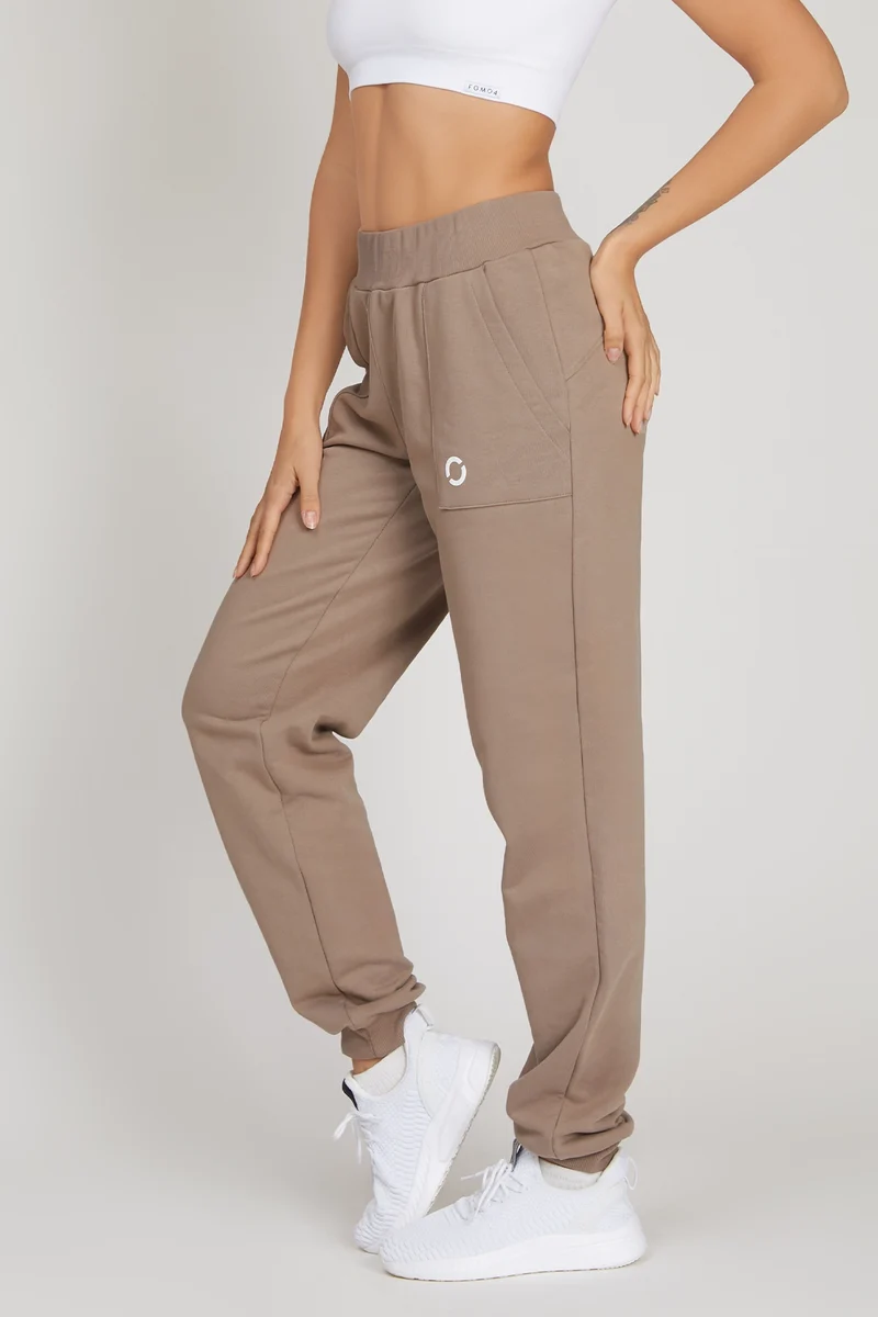 Jogger Donna Slim Ikonic Nocciola Taupe