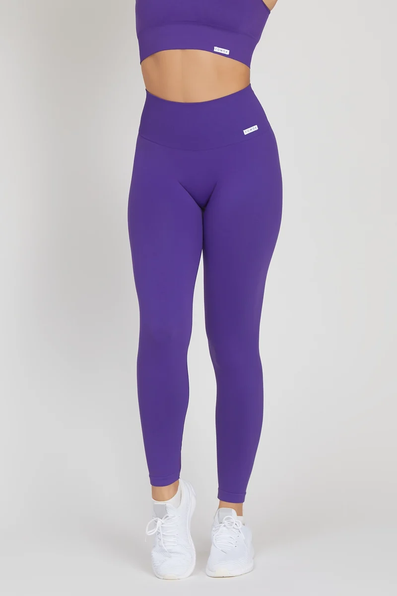 Leggings Basic Fascione Alto Viola