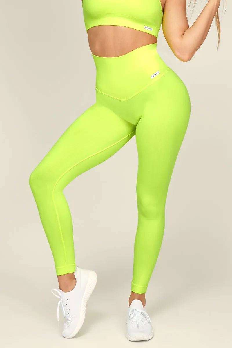 Leggings Push Up All-Up Giallo Fluo