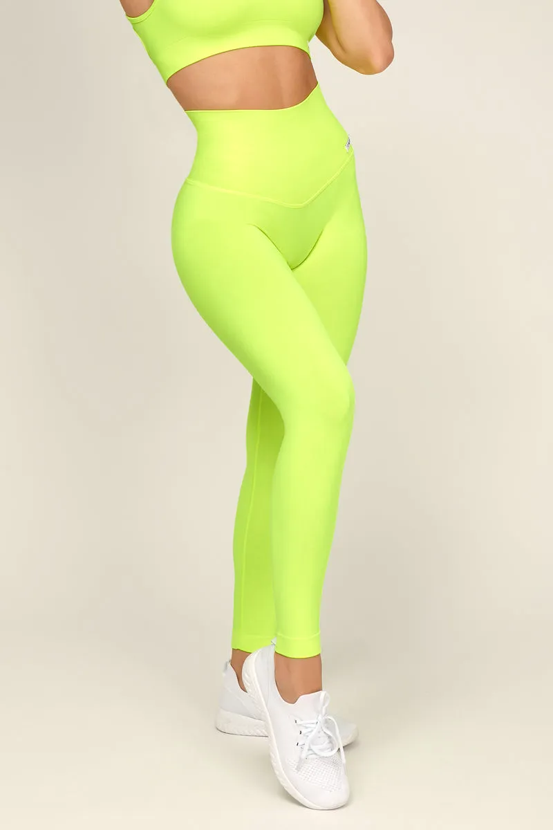 Leggings Push Up All-Up Giallo Fluo