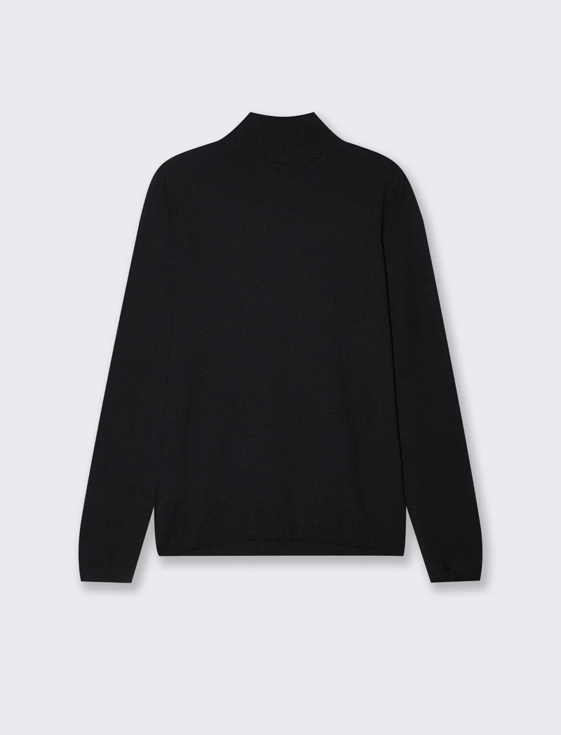 Maglia mezzocollo - Nero