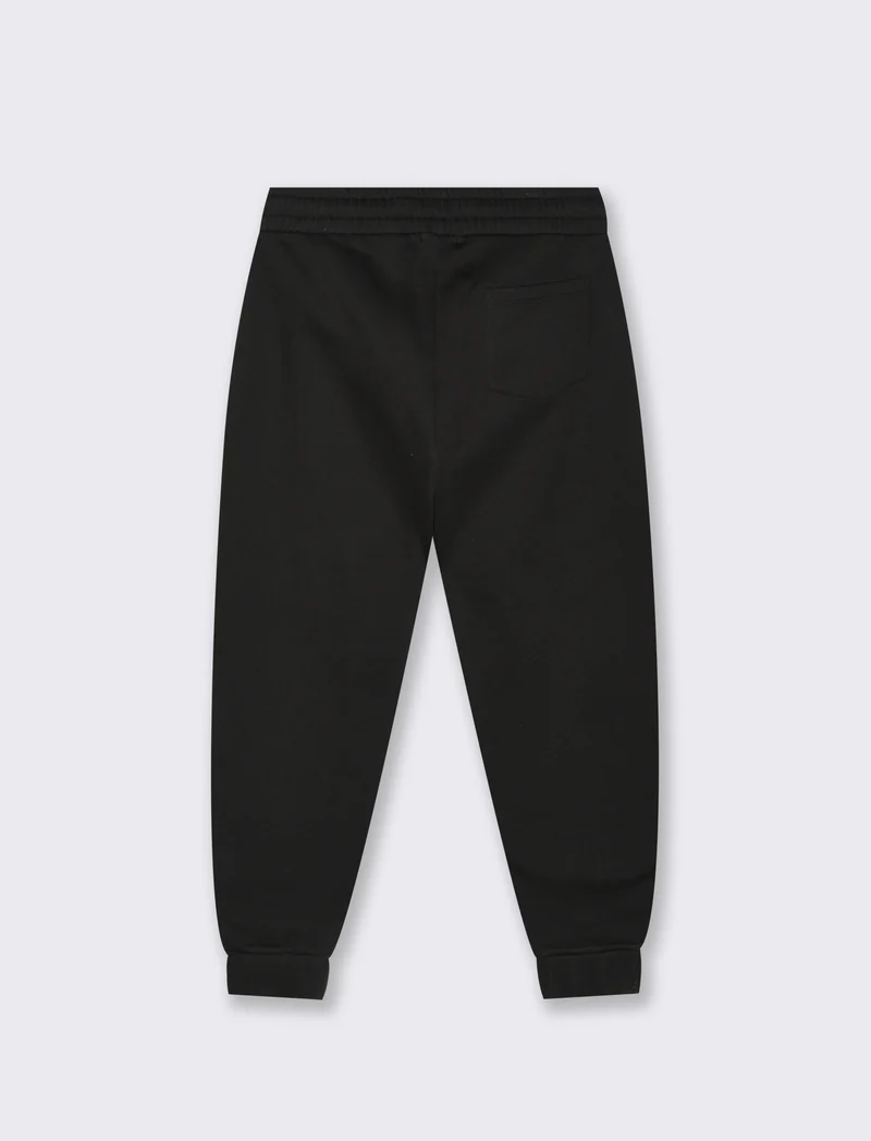 PANTALONI JOGGER IN FELPA BAGGY FIT - Nero