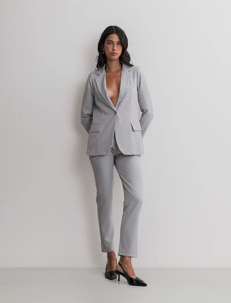 PANTALONE SLIM - Grigio