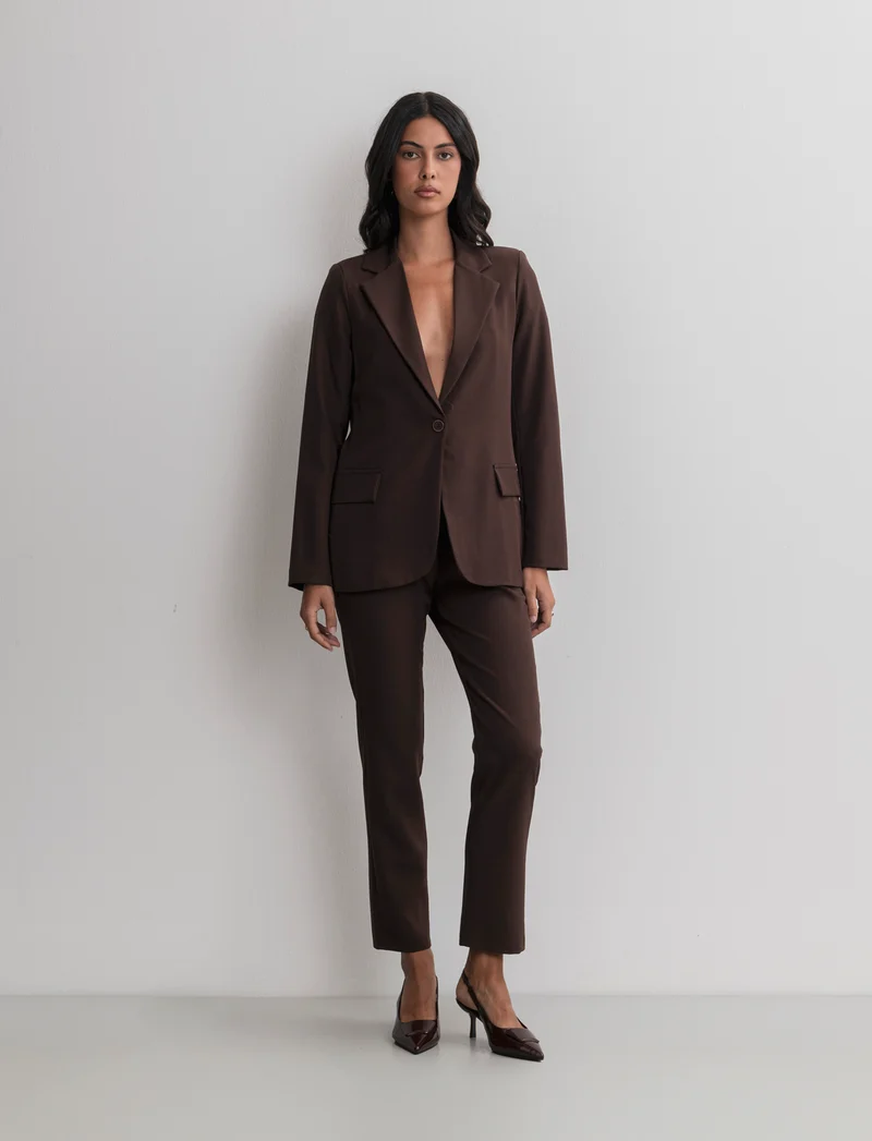 PANTALONE SLIM - Moro