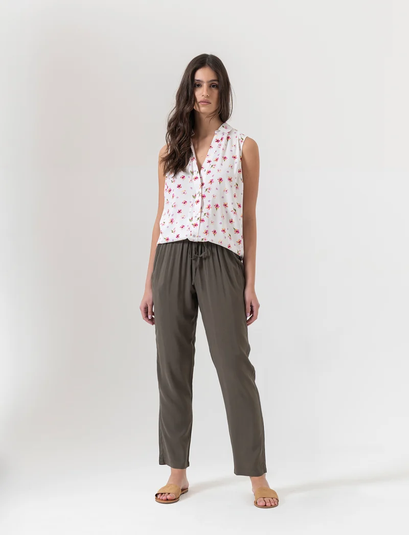 Pantalone con rouches da donna - Ve.milit.