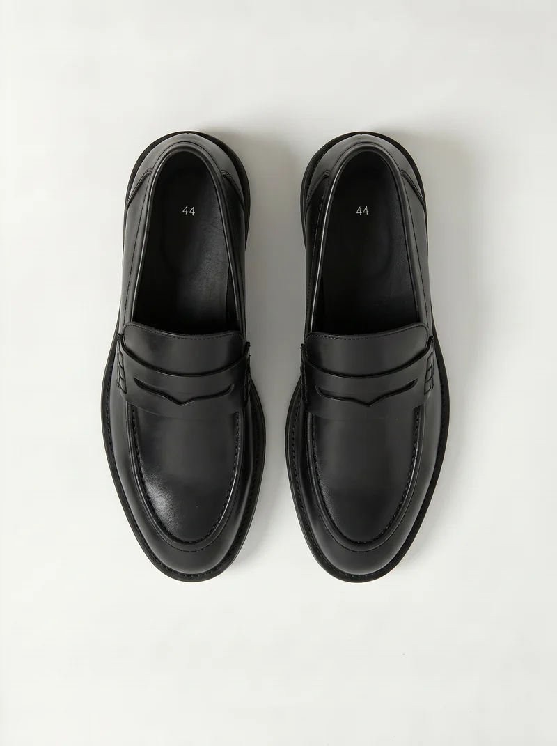 Mocassino classico da uomo in poliuretano - Nero