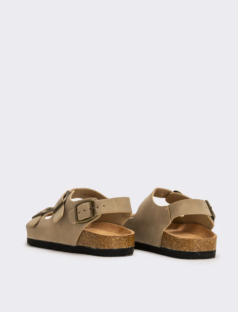 Sandalo scamosciato da bambino - Beige