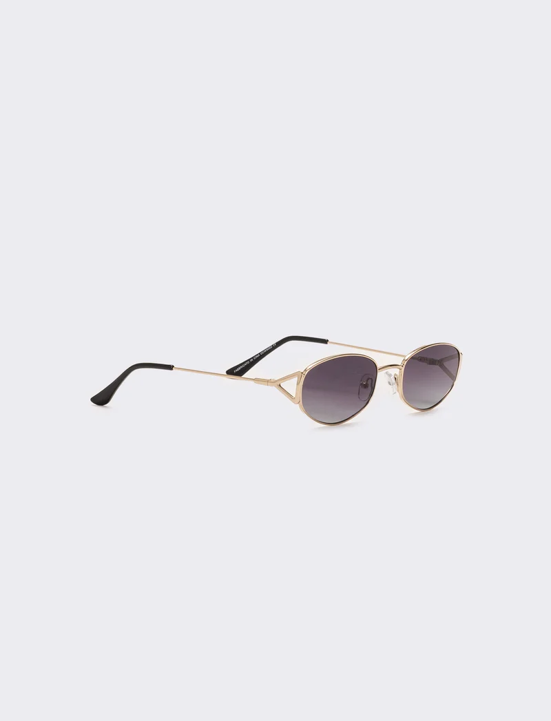 Occhiali da sole in metallo donna - Oro