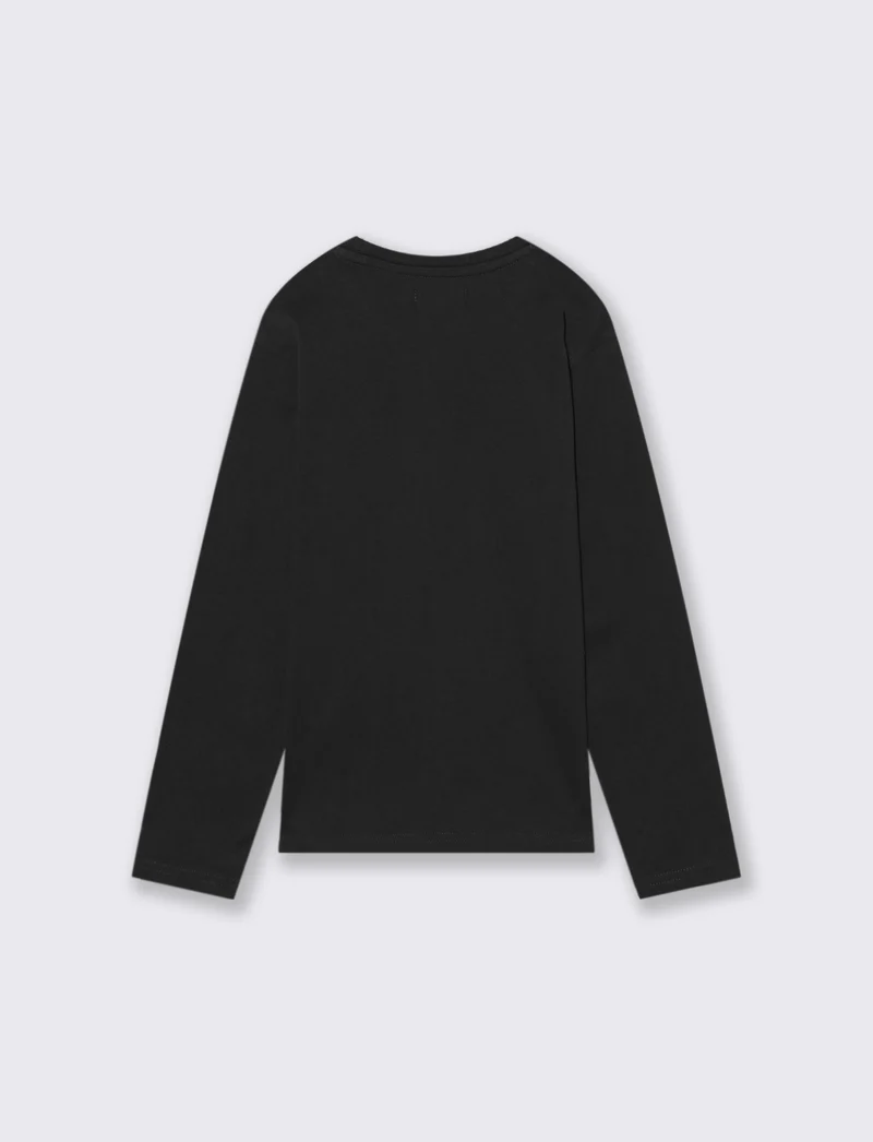 MAGLIA IN JERSEY - Nero