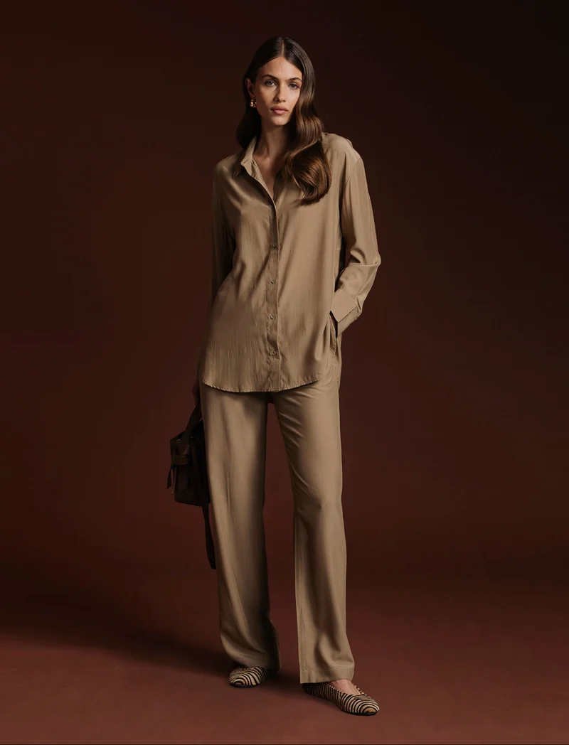 CAMICIA CON DOPPIO BOTTONE AL POLSO - Kaky 1