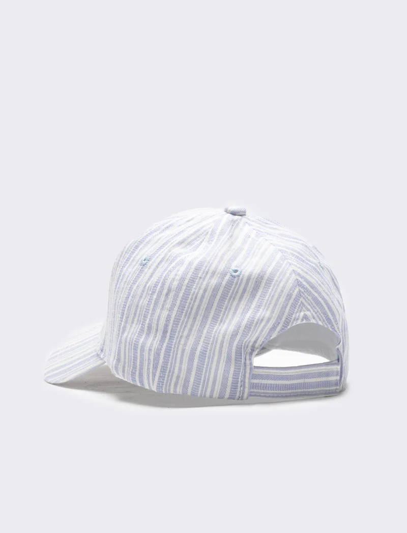 Cappello uomo baseball righine regolabile - Denim