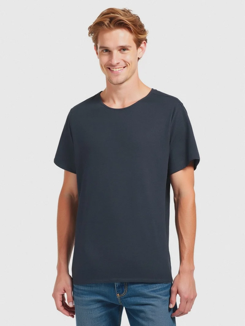 T-SHIRT ORLI TAGLIO VIVO REGULAR FIT - Avion