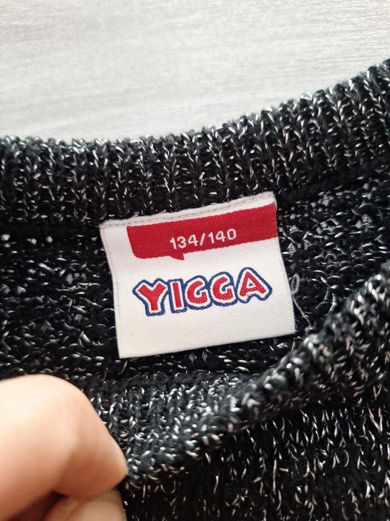 Yigga Strickpullover Spitzensaum 134/140
