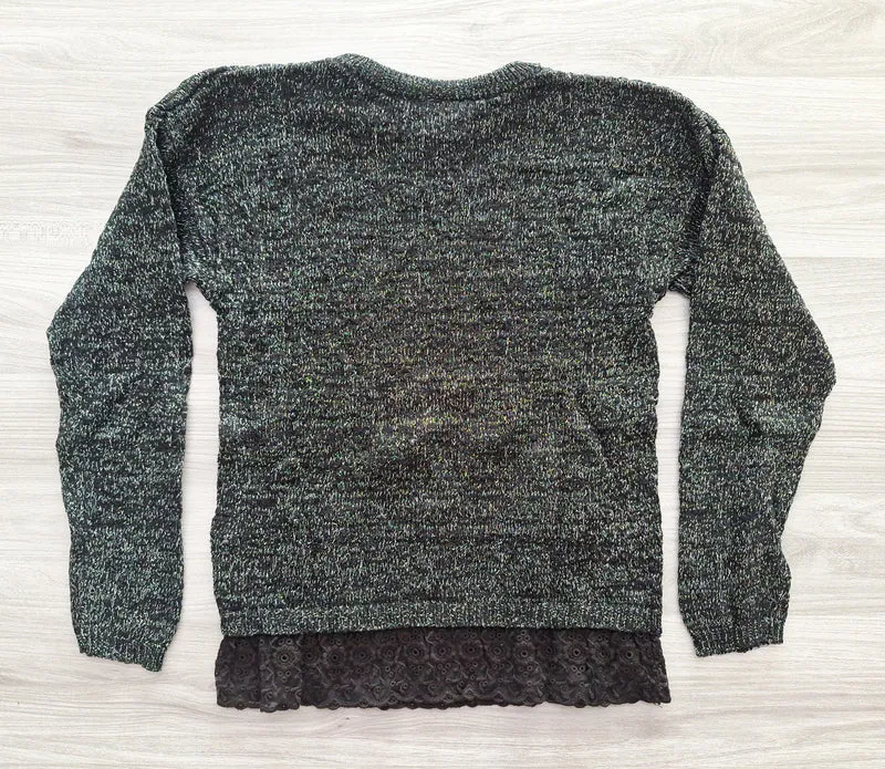 Yigga Strickpullover Spitzensaum 134/140