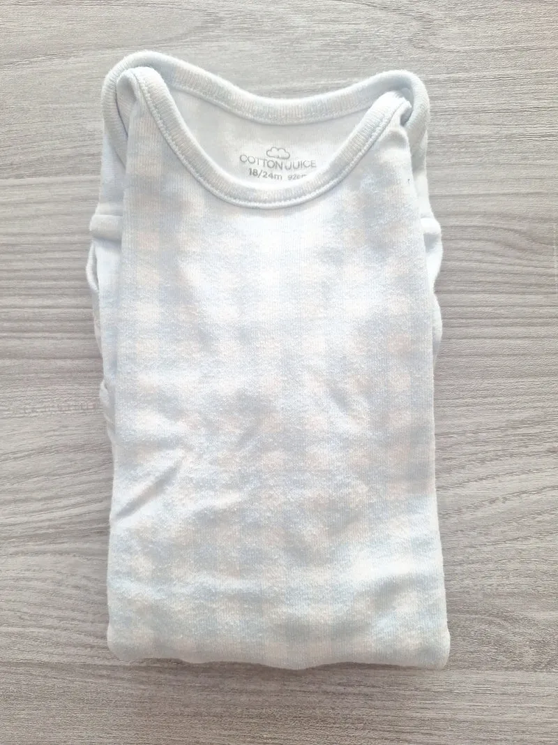 Cotton Juice Langarmbody Karo 92