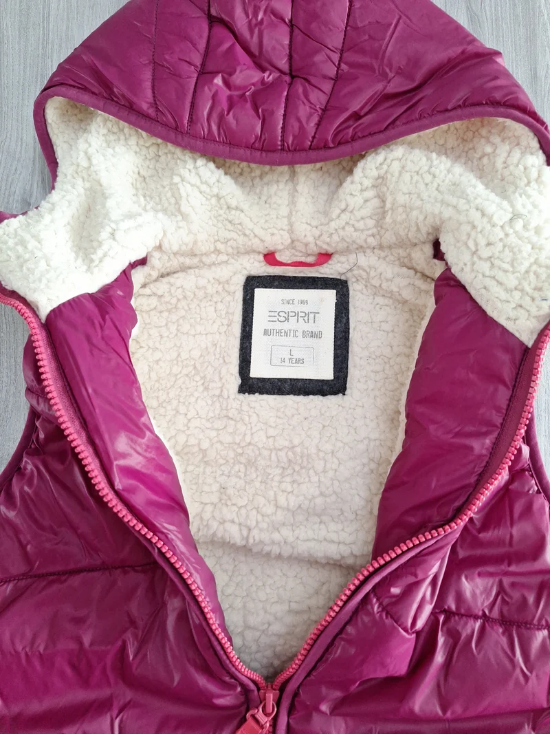Esprit Steppweste Teddyfutter 164
