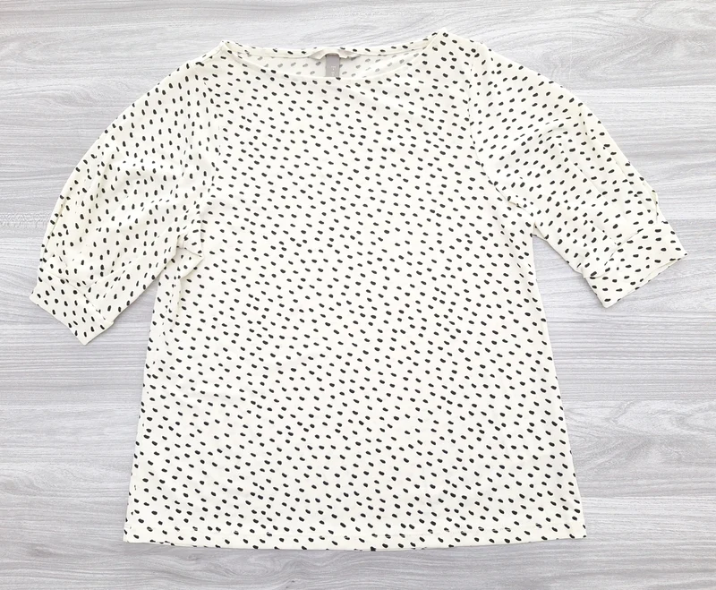 H&M T-Shirt Puffärmel 36