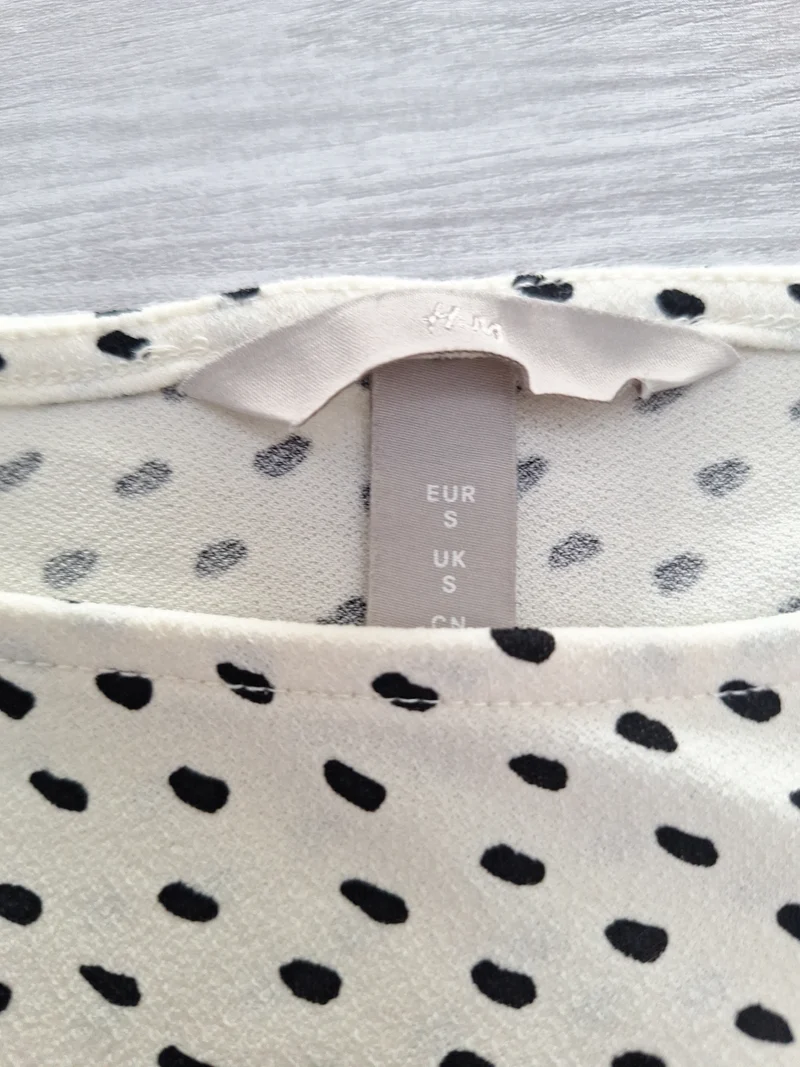H&M T-Shirt Puffärmel 36