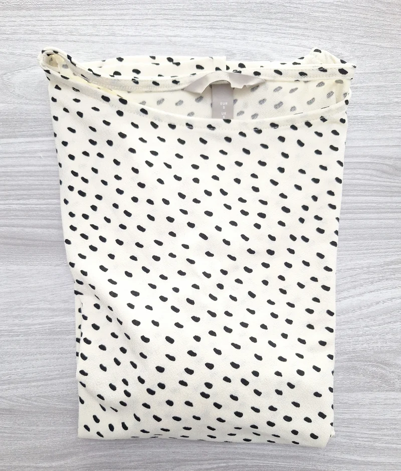 H&M T-Shirt Puffärmel 36