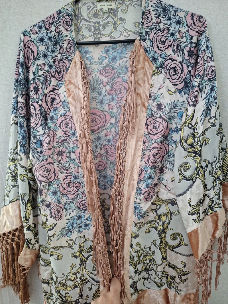 River Island Kimono Fransen 38