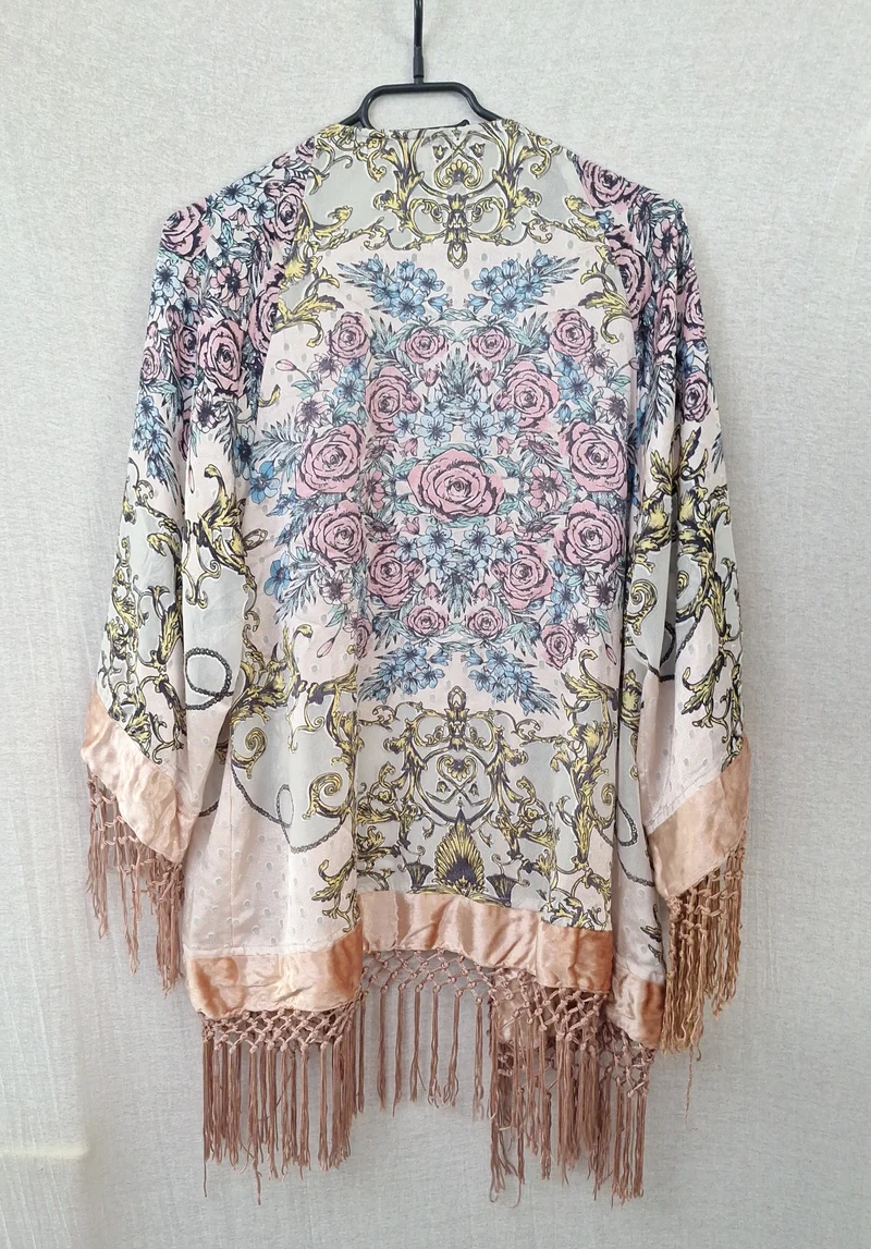 River Island Kimono Fransen 38