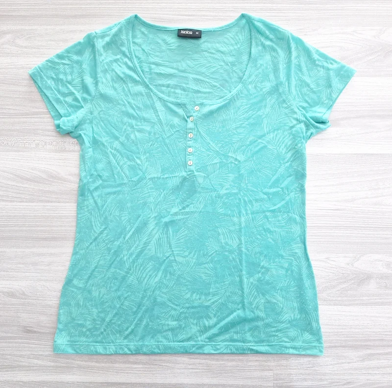 Janina Shirt Blätterprint 42