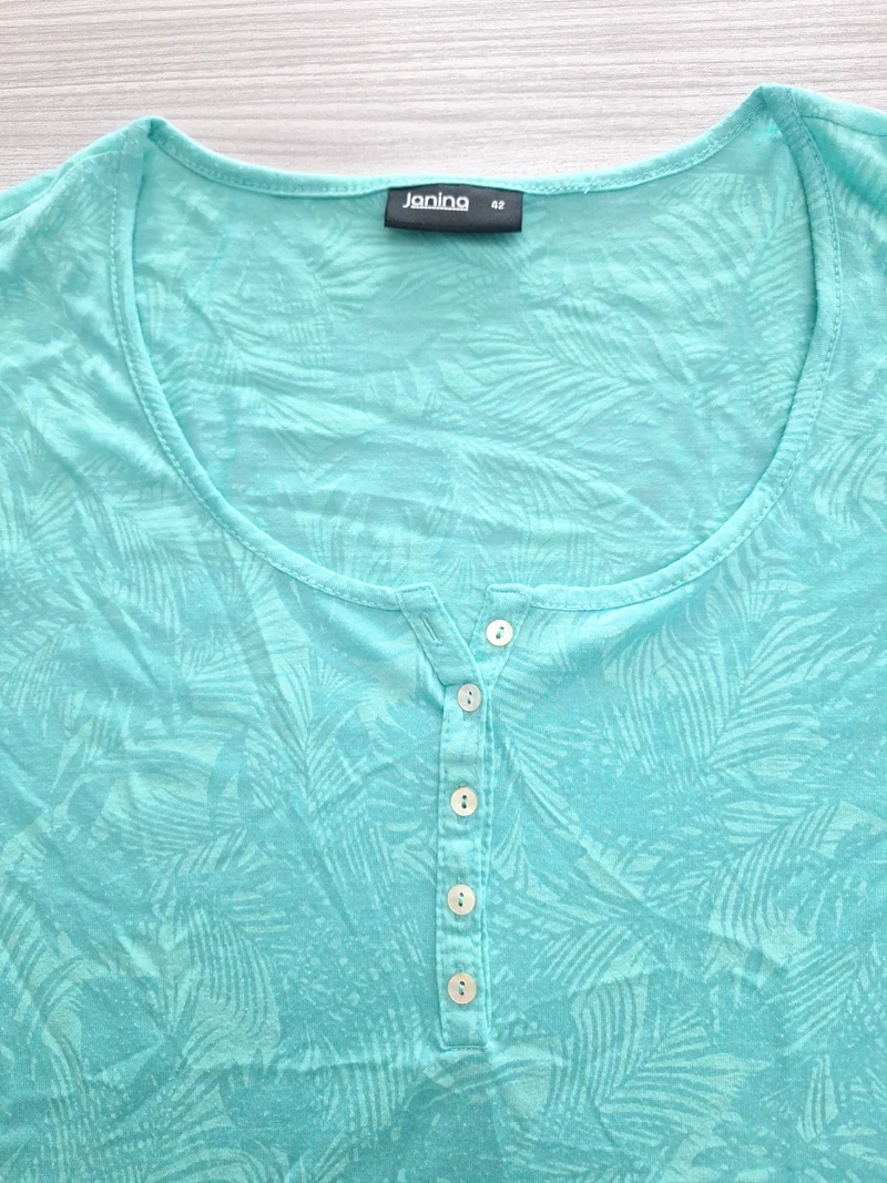 Janina Shirt Blätterprint 42
