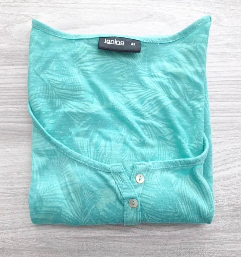 Janina Shirt Blätterprint 42